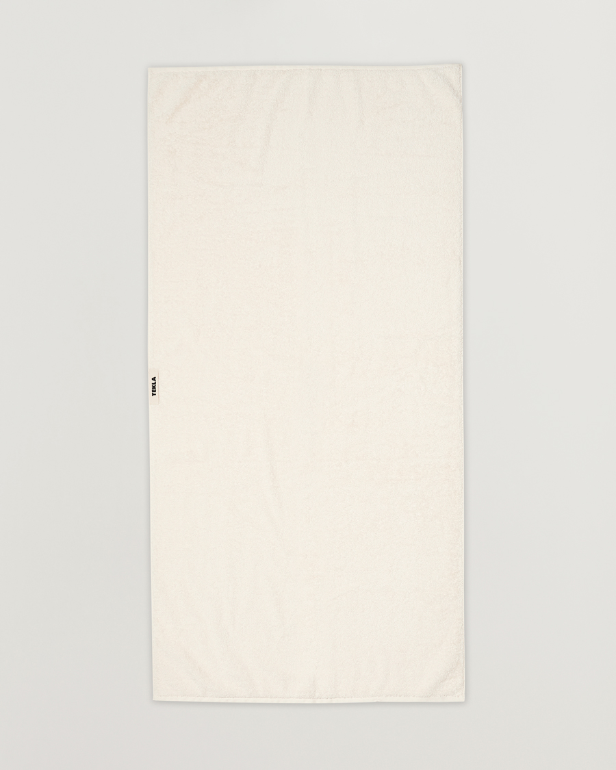 Men | Fabrics | Tekla | Organic Terry Bath Towel Ivory