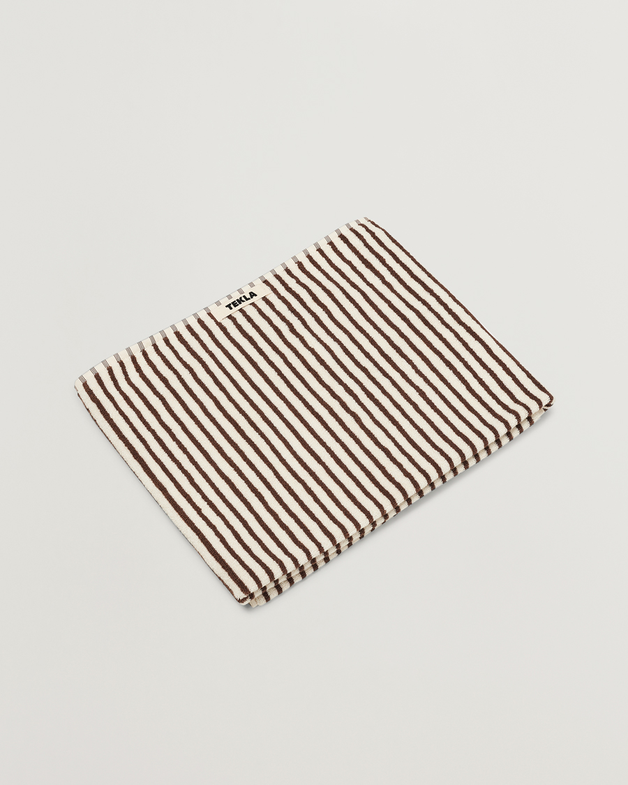 Men | Fabrics | Tekla | TeklaOrganic Terry Bath TowelKodiak Stripes
