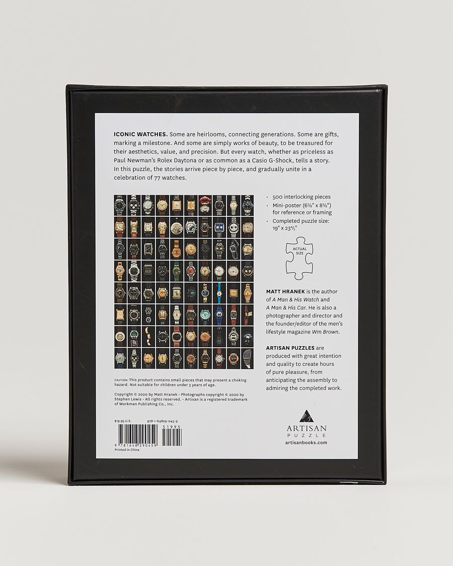 Men | Christmas Gift Ideas | New Mags | Iconic Watches 500 Pieces Puzzle