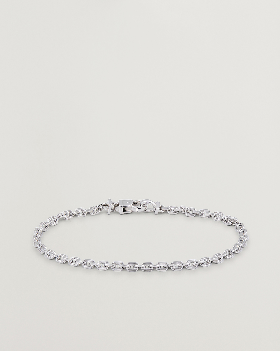 Men | Bracelets | Tom Wood | Anker Chain Bracelet Silver