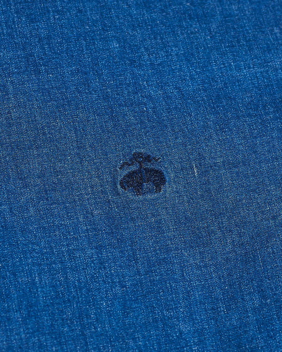 Brooks Brothers Milano Fit Indigo Chambray Shirt Dark Blue at CareOfCarl.co