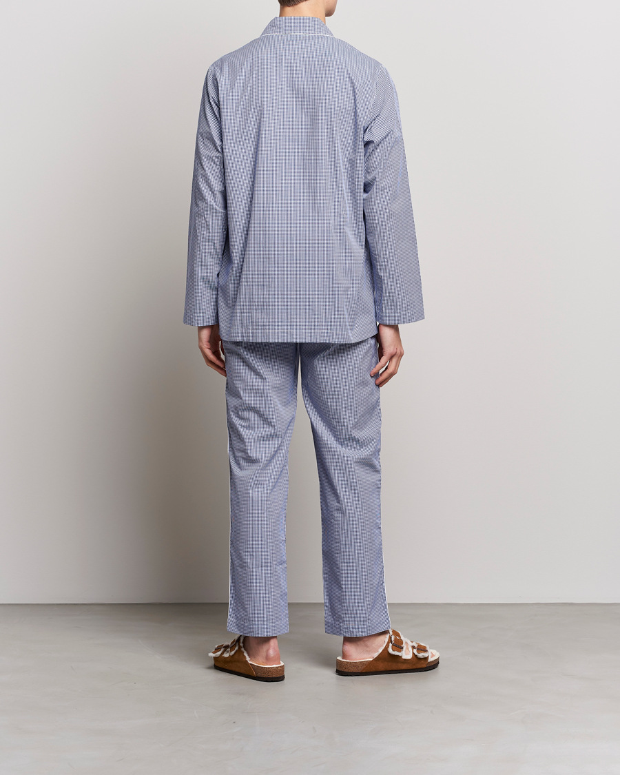 Men | Pyjamas & Robes | Nufferton | Alf Checked Pyjama Set Blue/White