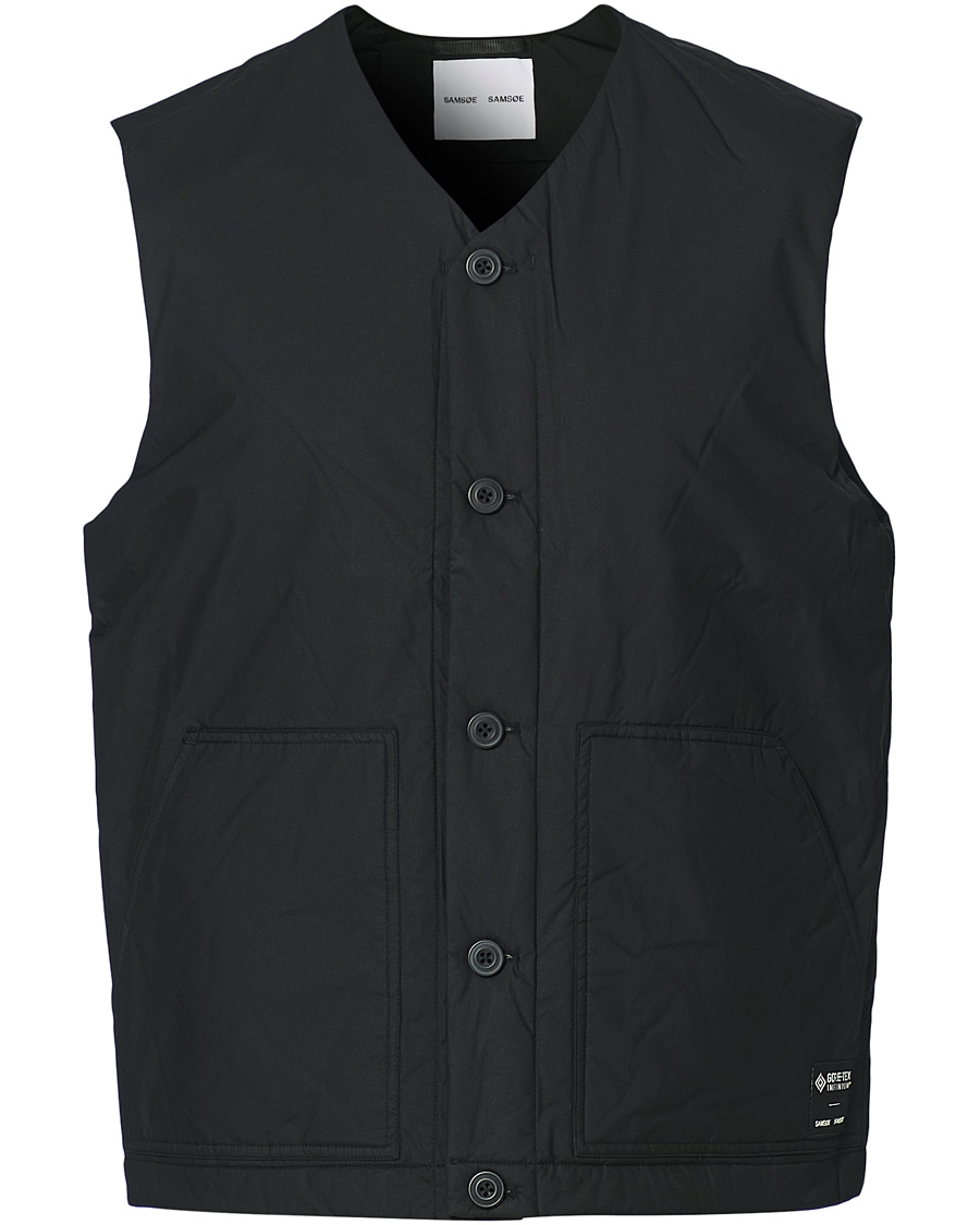 Men | Coats & Jackets | Samsøe Samsøe | Samsøe & Samsøe Tom Gore-Tex Vest Black