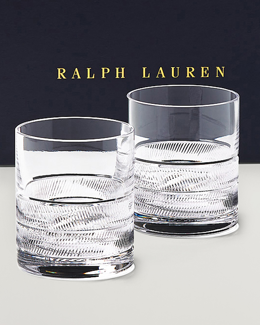 ralph lauren double old fashioned glasses