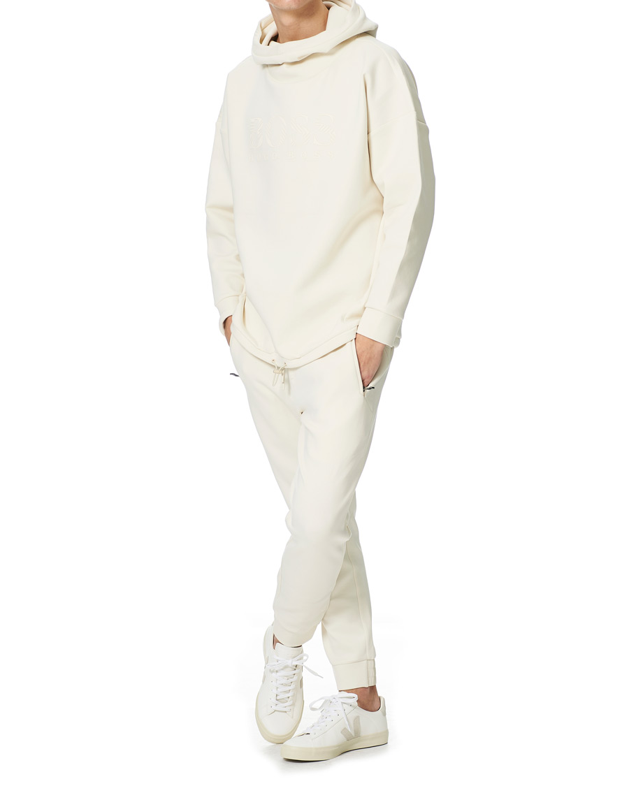 Men | Sweaters & Knitwear | BOSS GREEN | BOSS Athleisure Soody Iconic Logo Hoodie Open White