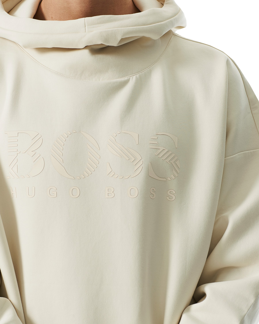Men | Sweaters & Knitwear | BOSS GREEN | BOSS Athleisure Soody Iconic Logo Hoodie Open White