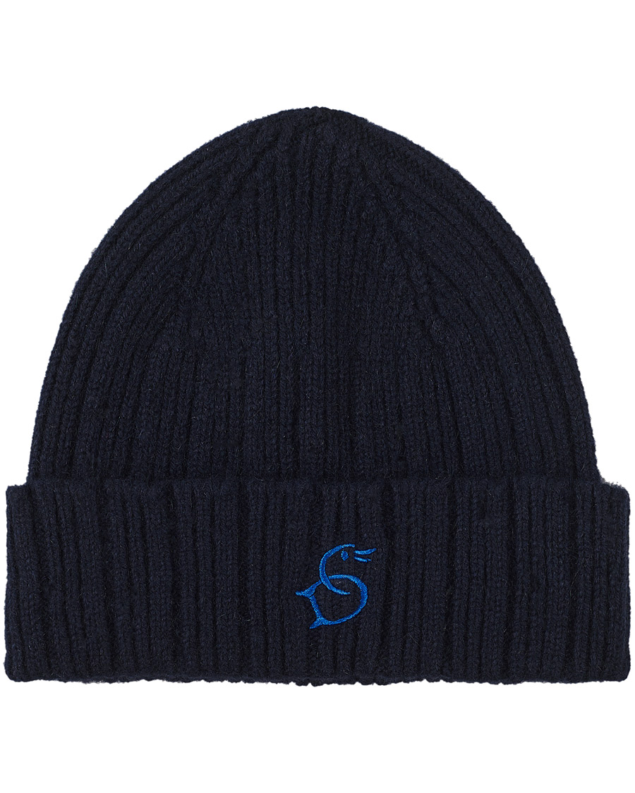 Men | Drake's Geelongora Beanie Hat Navy | Drake's | Geelongora Beanie Hat Navy