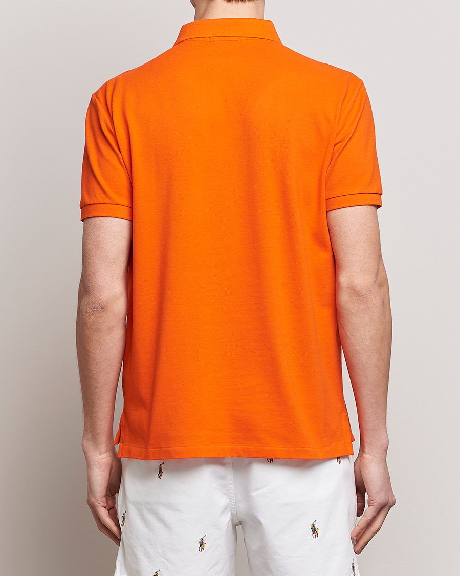 Men | Polo Shirts | Polo Ralph Lauren | Custom Slim Fit Polo Sailing Orange