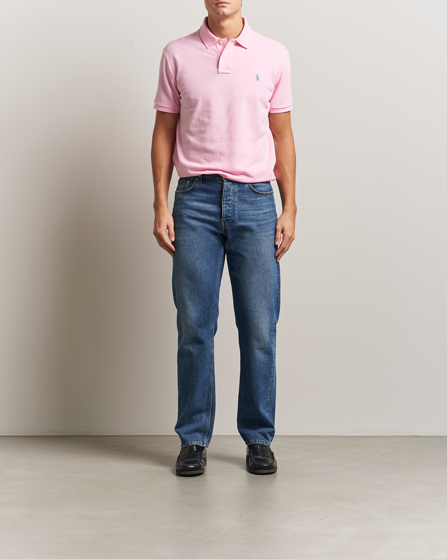 Men | Polo Shirts | Polo Ralph Lauren | Custom Slim Fit Polo Carmel Pink