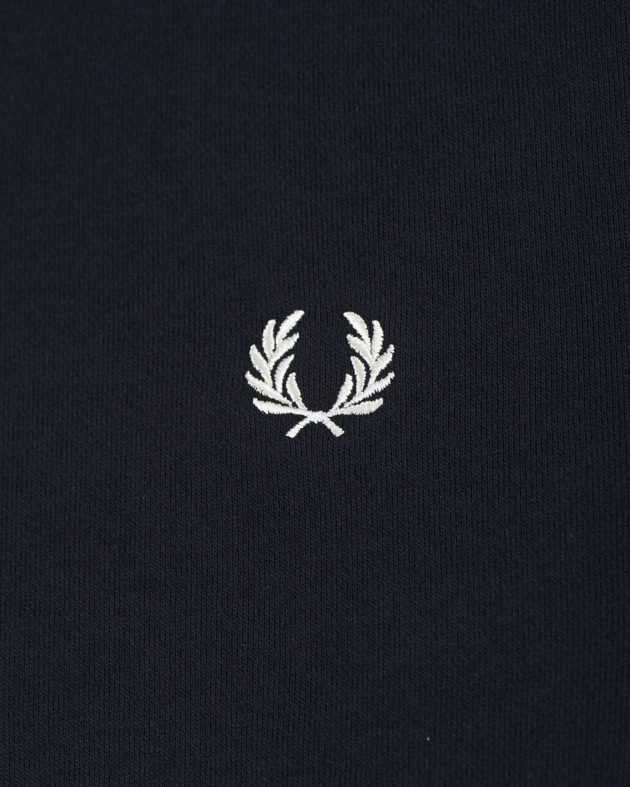 Men | Sweaters & Knitwear | Fred Perry | Tipped Hoodie Navy