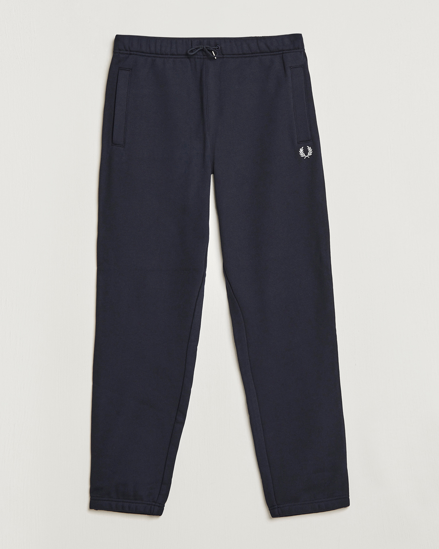 Men | Trousers | Fred Perry | Loopback Sweatpants Navy