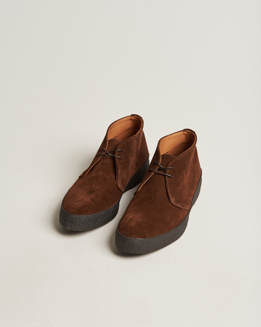 Men | Handmade Shoes | Sanders | Joel Chukka Boot Polo Snuff Suede