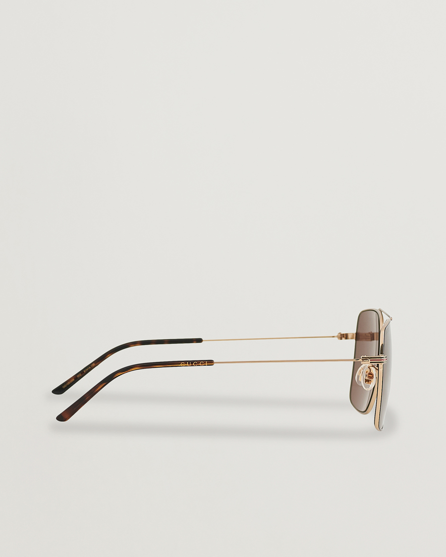 Men | Sunglasses | Gucci | GG1053SK Sunglasses Gold Brown