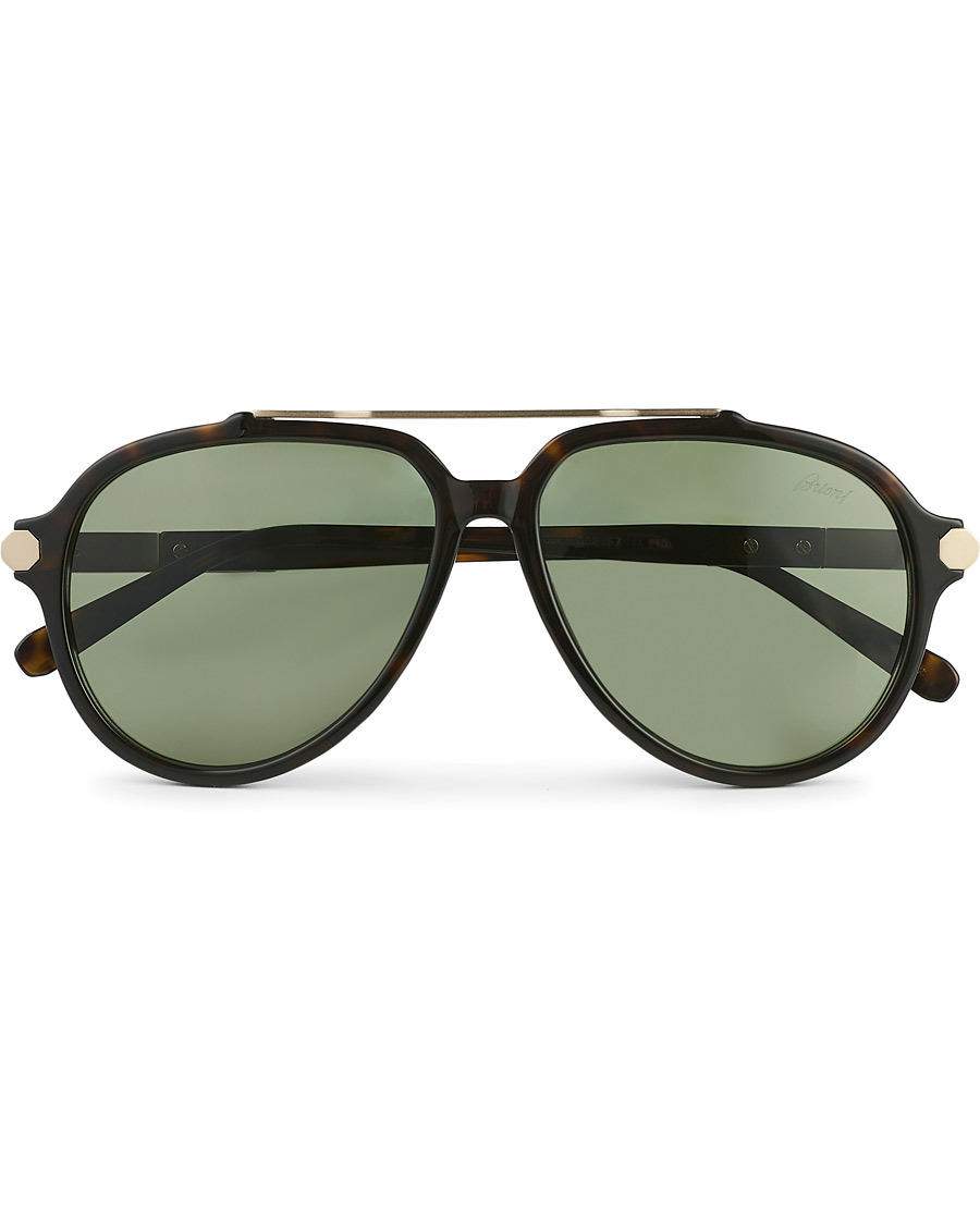 Men | Sunglasses | Brioni | BR0096S Sunglasses Havana Green