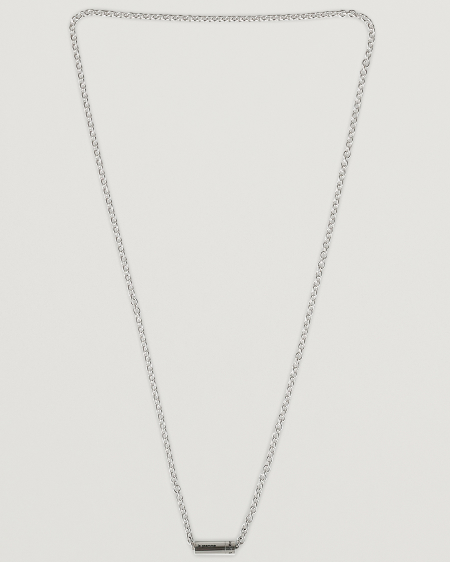 Men | Jewellery | LE GRAMME | Chain Cable Necklace Sterling Silver 27g
