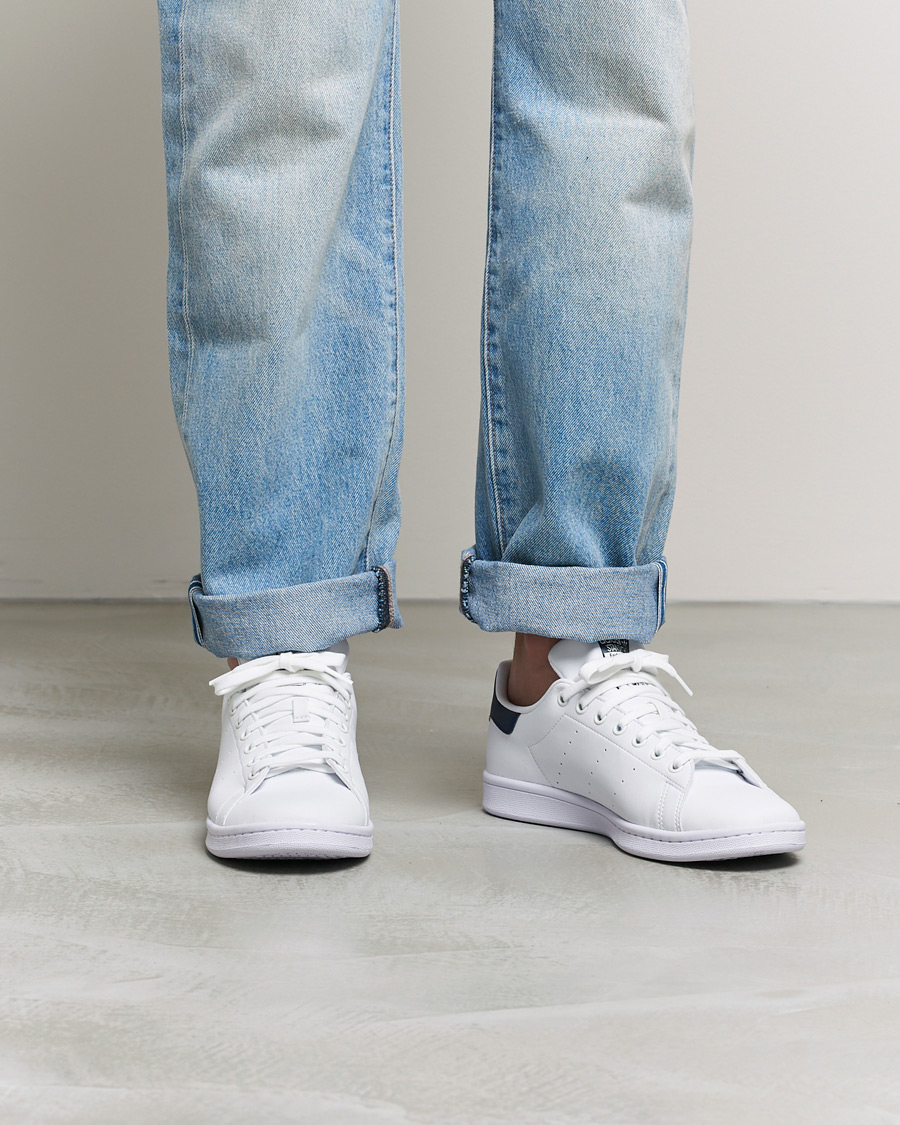 adidas Originals Stan Smith Sneaker White/Navy at | Sneaker low