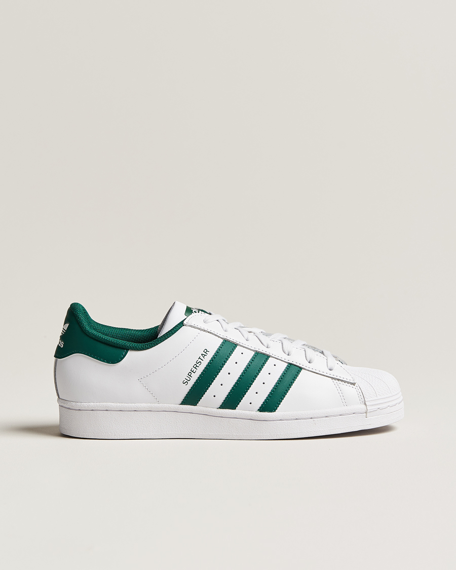 Men | White Sneakers | adidas Originals | Superstar Sneaker White/Green
