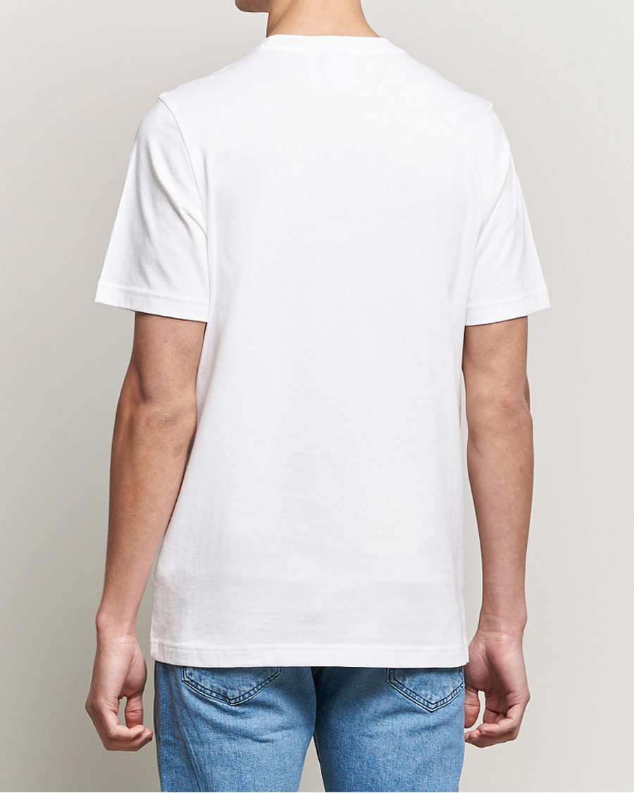 Men | T-Shirts | adidas Originals | Trefoil Crew Neck Tee White/Orange