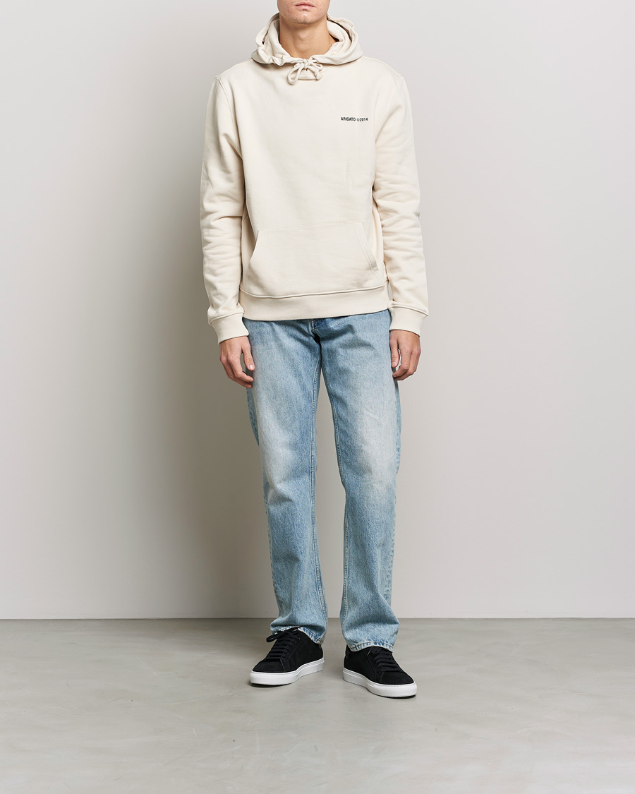Men | Sweaters & Knitwear | Axel Arigato | London Hoodie Pale Beige
