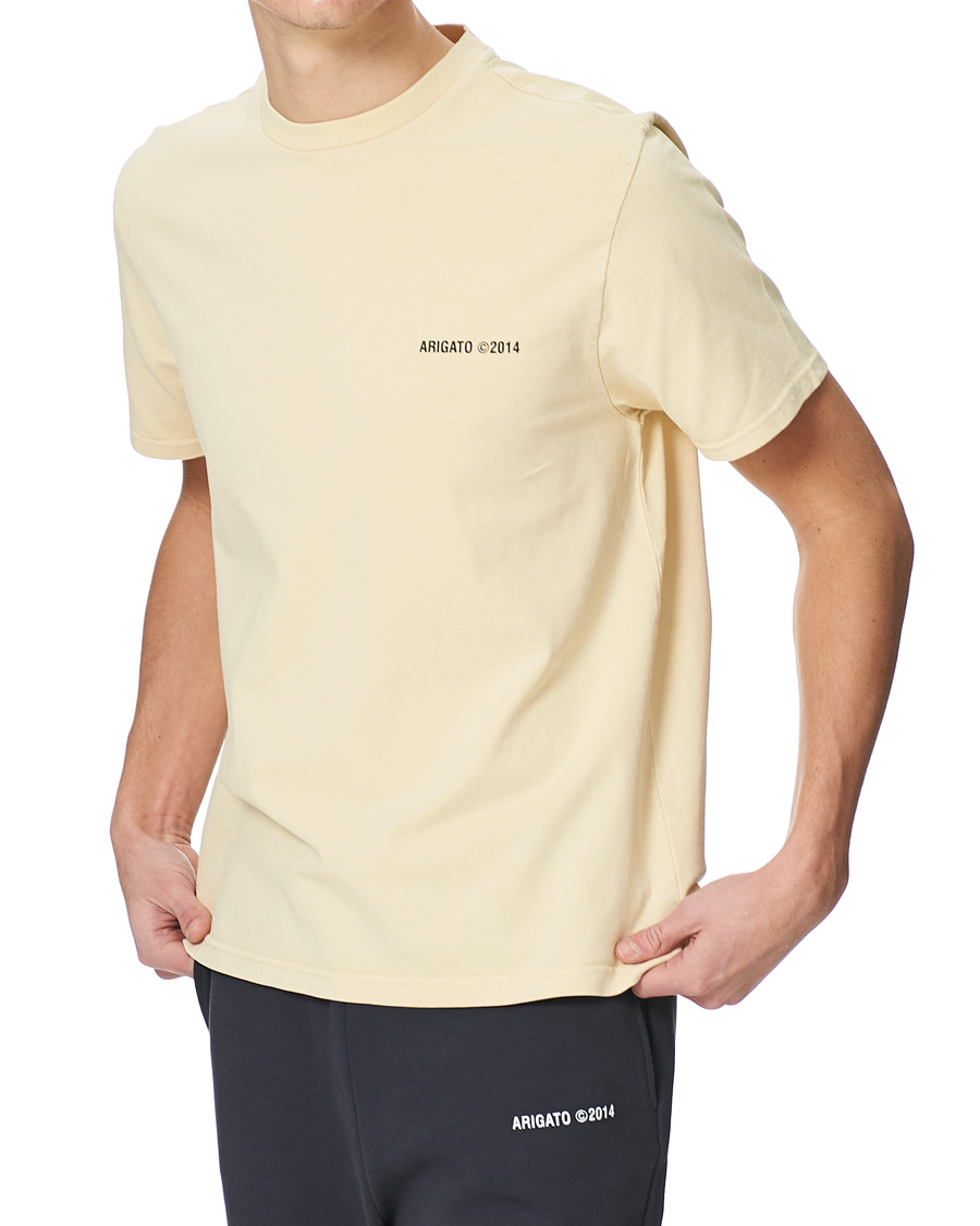 Men | T-Shirts | Axel Arigato | London Tee Natural Yellow