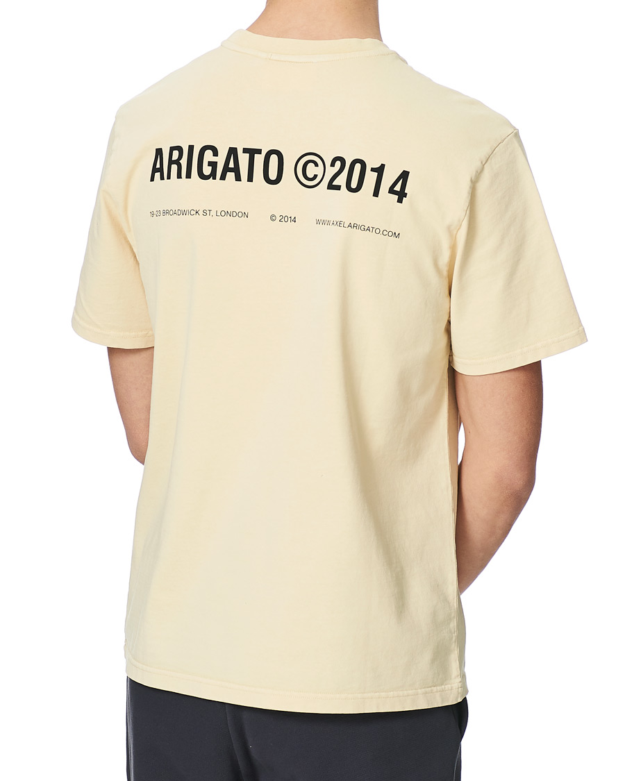 Men | T-Shirts | Axel Arigato | London Tee Natural Yellow