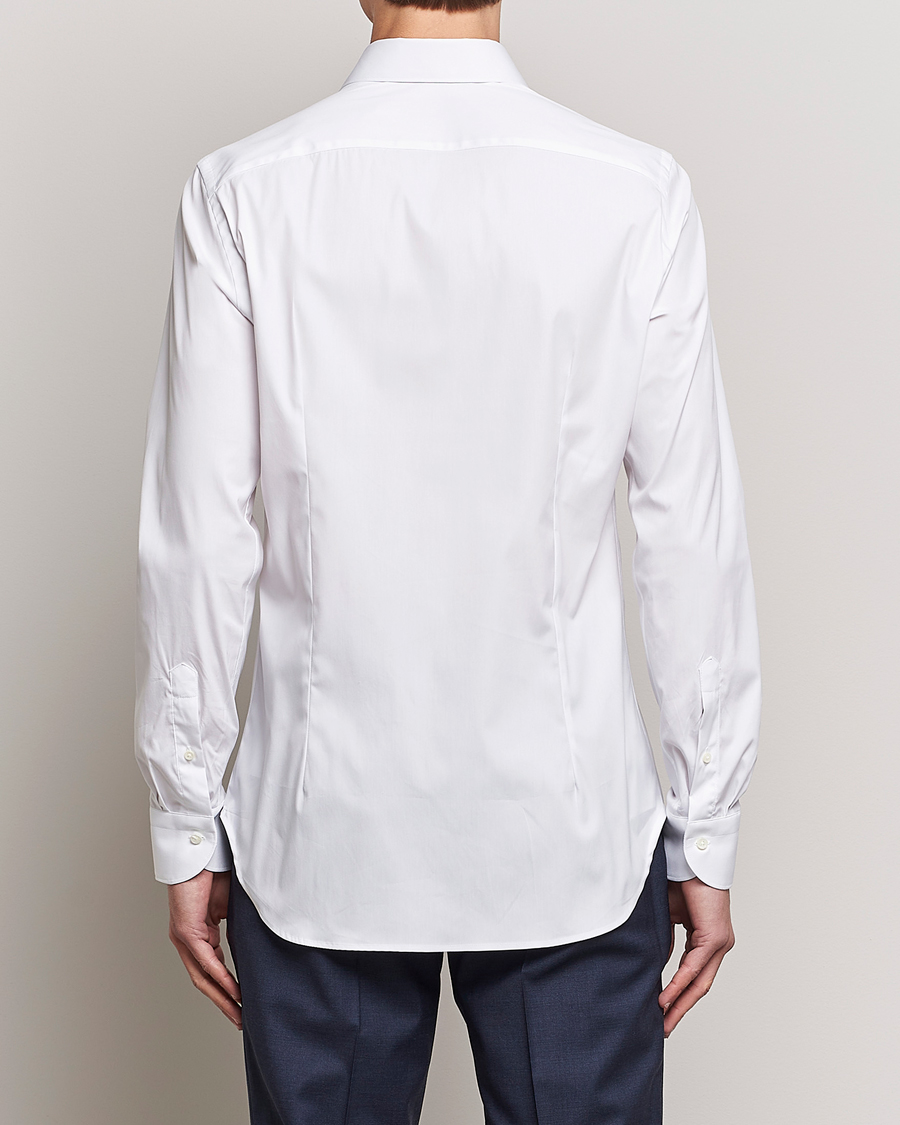 Men | Shirts | Canali | Slim Fit Cotton/Stretch Shirt White