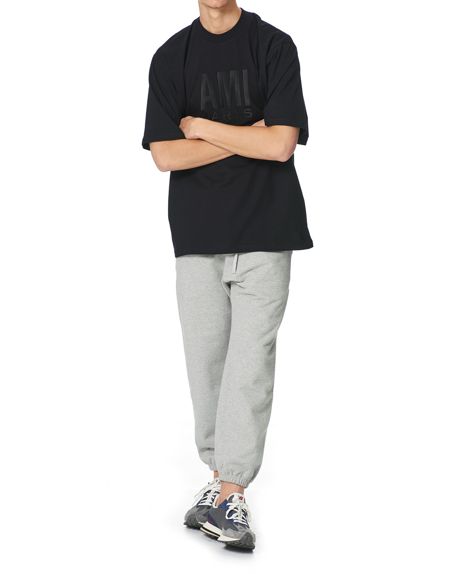 Men | T-Shirts | AMI | Oversize Logo Tee Black