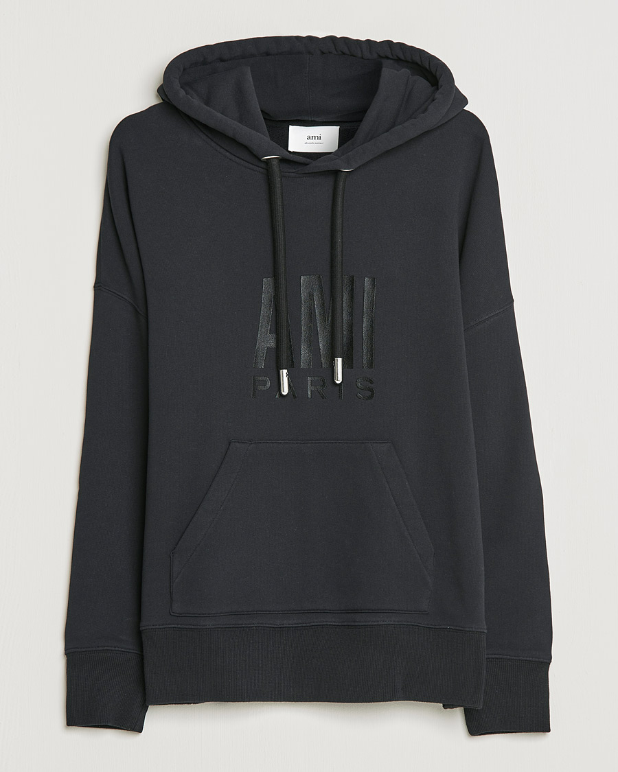 Men | Sweaters & Knitwear | AMI | Oversize Logo Hoodie Hoodie