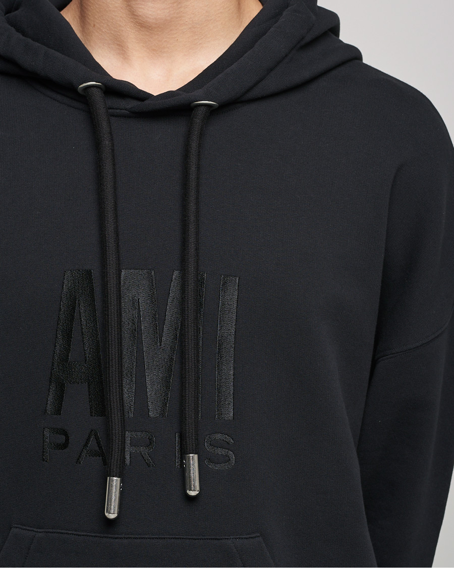 Men | Sweaters & Knitwear | AMI | Oversize Logo Hoodie Hoodie