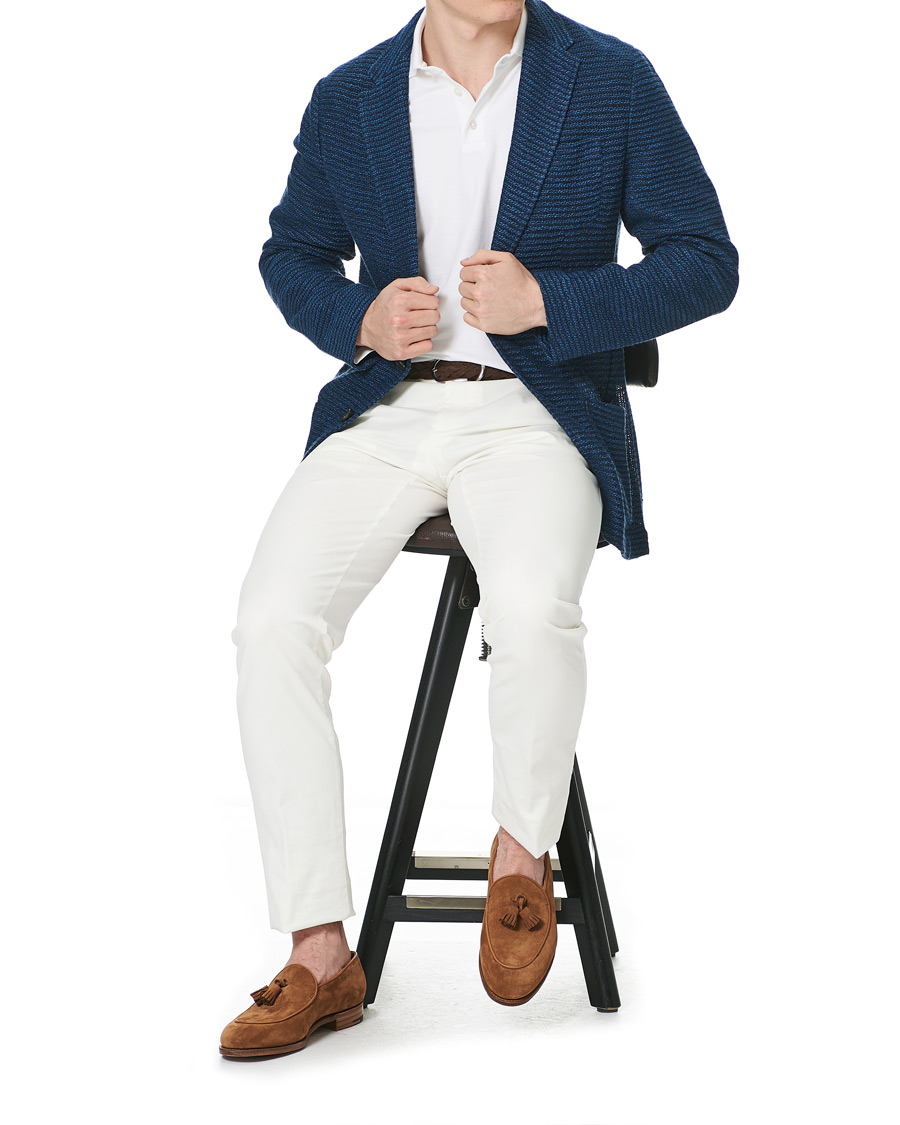 Men | Blazers | Etro | Jacquard Jersey Blazer Navy