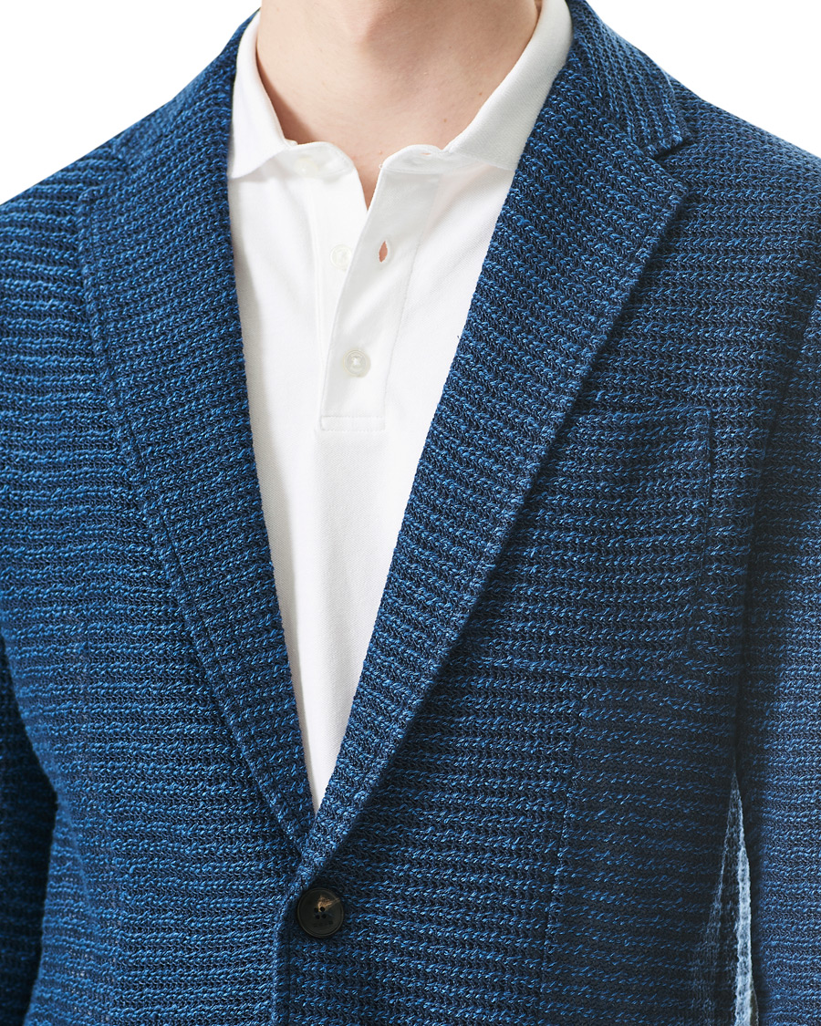 Men | Blazers | Etro | Jacquard Jersey Blazer Navy