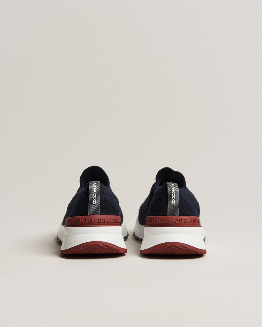 Men | Sneakers | Brunello Cucinelli | Mesh Running Sneakers Navy
