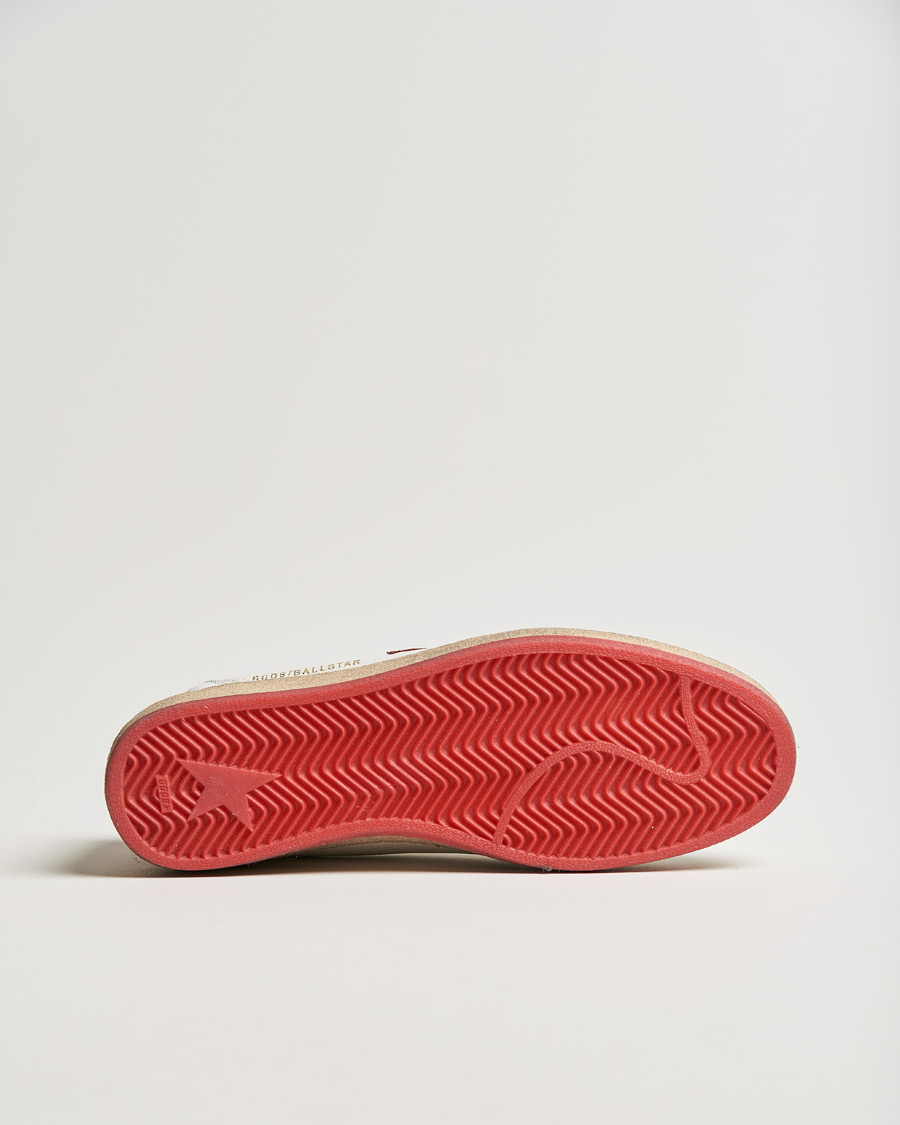 Men | Golden Goose Deluxe Brand Ball Star Sneakers White/Red | Golden Goose | Deluxe Brand Ball Star Sneakers White/Red