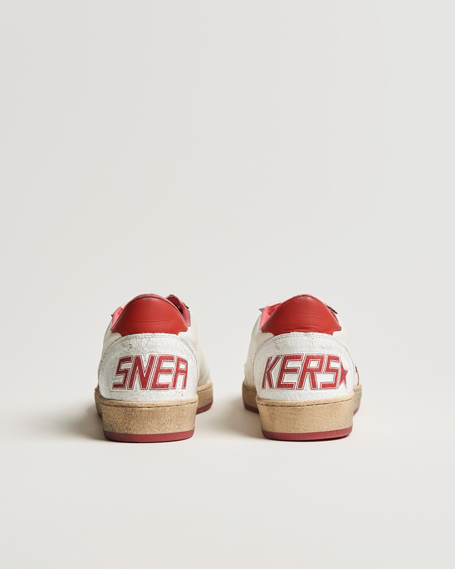 Men | Golden Goose Deluxe Brand Ball Star Sneakers White/Red | Golden Goose | Deluxe Brand Ball Star Sneakers White/Red