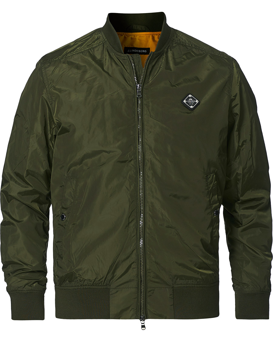 Men | Coats & Jackets | J.Lindeberg | Thom Bomber Jacket Deep Depths
