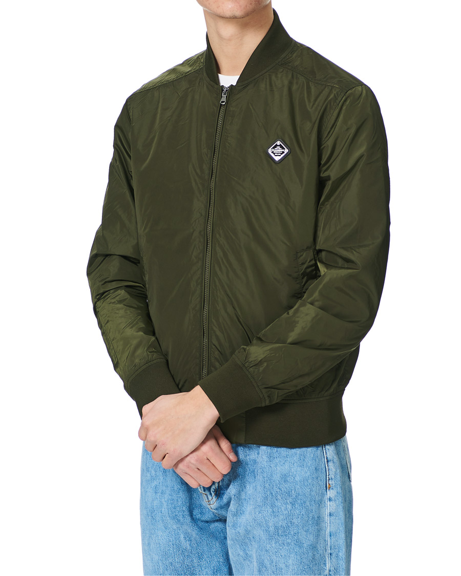 Men | Coats & Jackets | J.Lindeberg | Thom Bomber Jacket Deep Depths