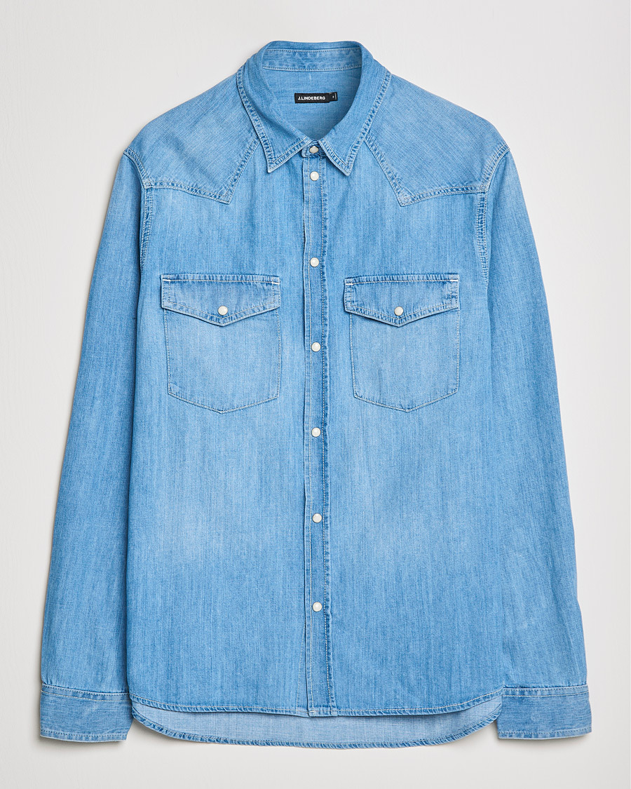トップス L'Appartement BLEACH DENIM SHIRTS トップス L'Appartement BLEACH DENIM SHIRTS BLEACH OVERDYE
