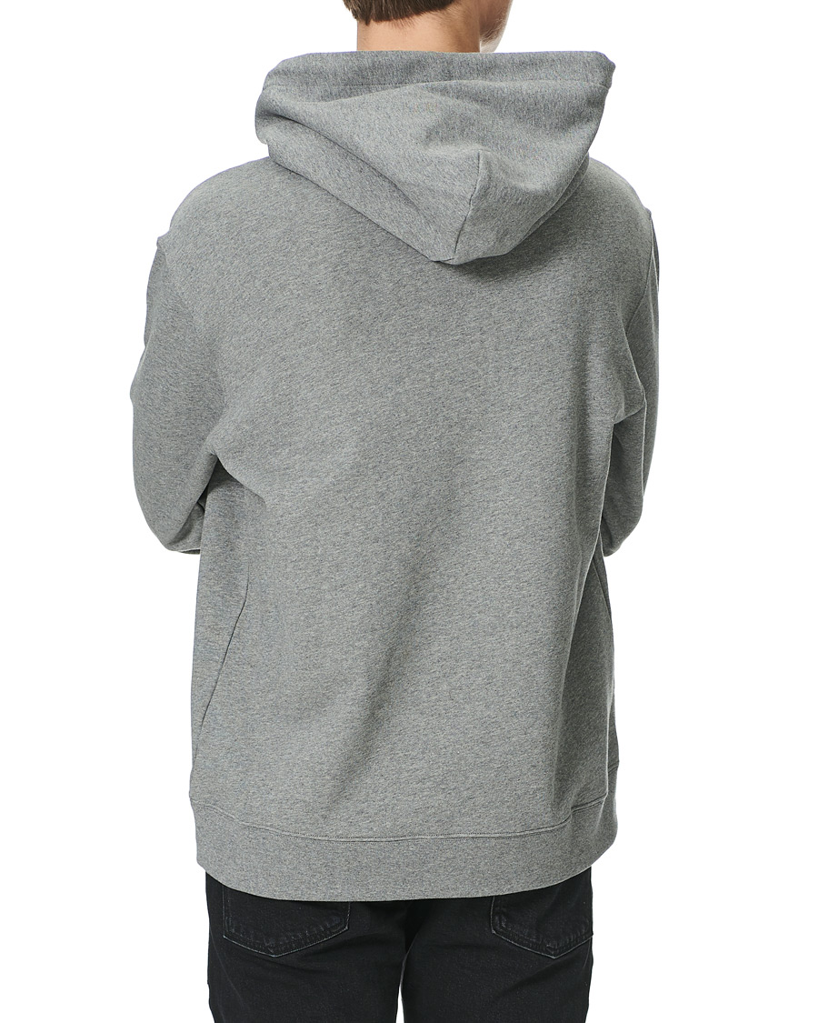 Men | Sweaters & Knitwear | J.Lindeberg | Tony Patch Hoodie Mid Grey Melange