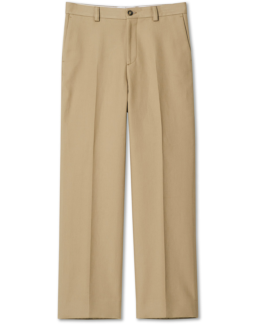 Men | Trousers | J.Lindeberg | Haij Double Weaved Trousers Batique Khaki