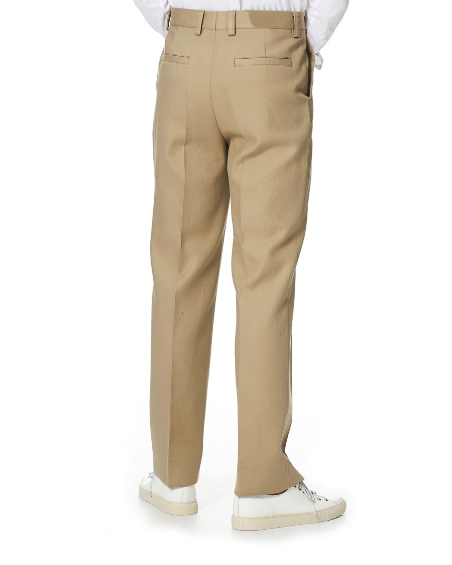 Men | Trousers | J.Lindeberg | Haij Double Weaved Trousers Batique Khaki