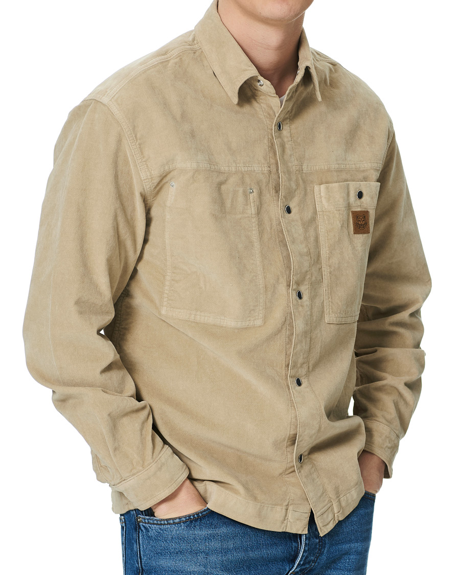 Men | Shirts | KENZO | Snap Overshirt Sand