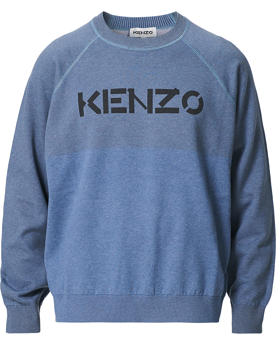 Men |  | KENZO | Kezo Garment Dye Sweater Glacier