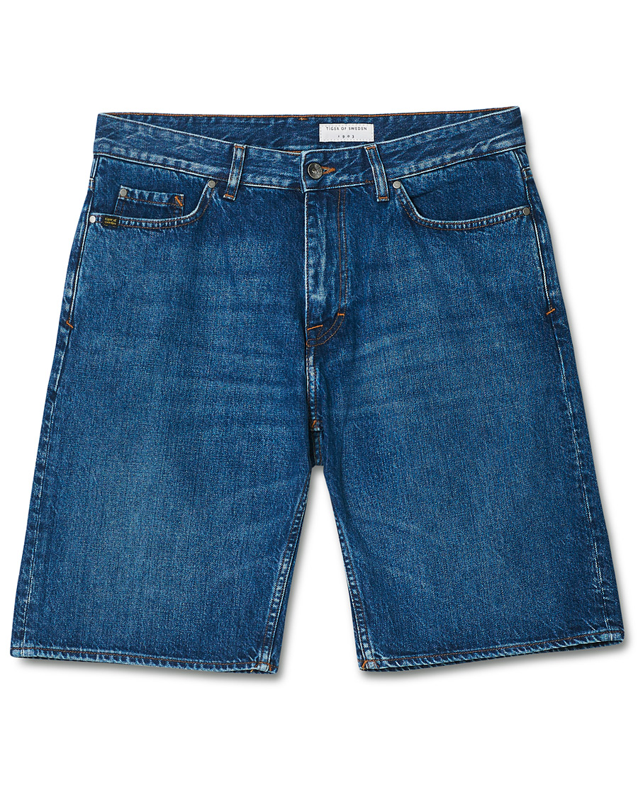 Men | Shorts | Tiger of Sweden | Kylian Jeans Shorts Royal Blue