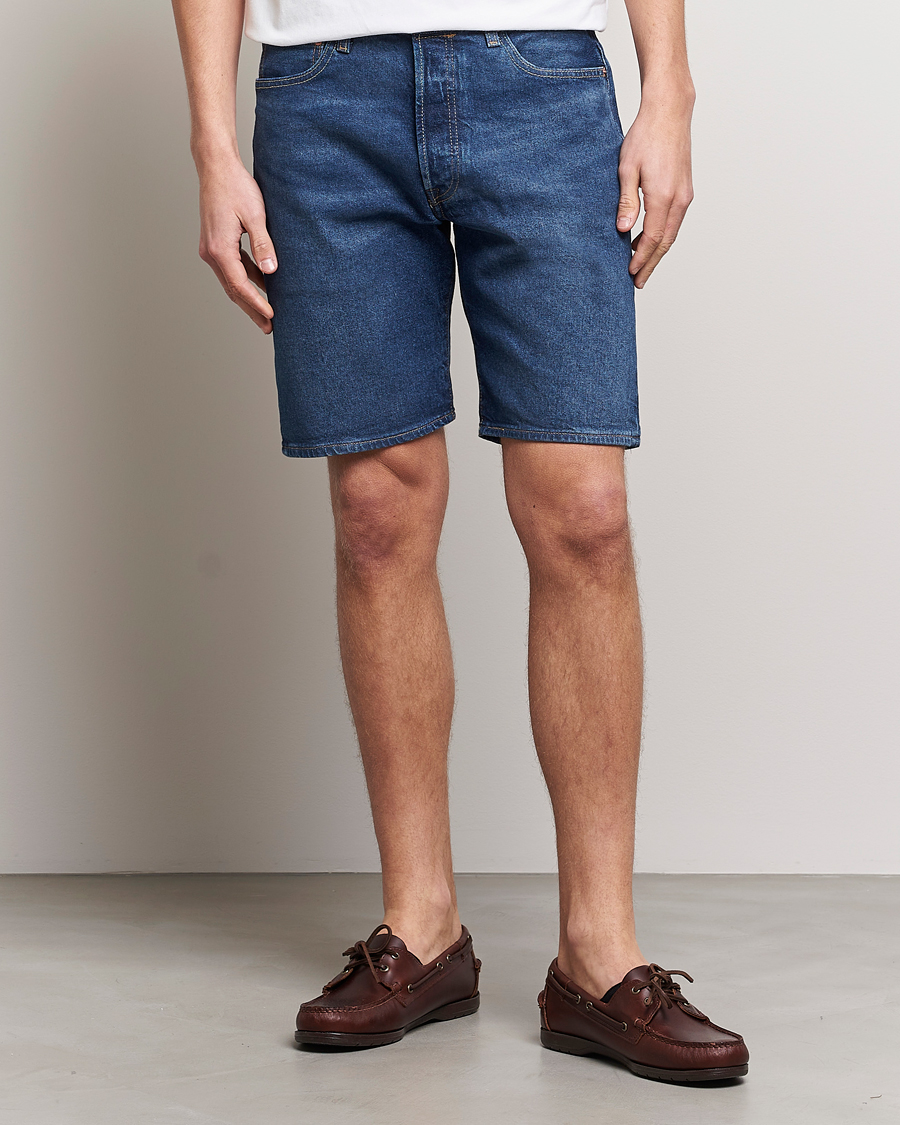 Men | Jeans shorts | Levi's | 501 Hemmed Denim Shorts Bleu Eyes Break