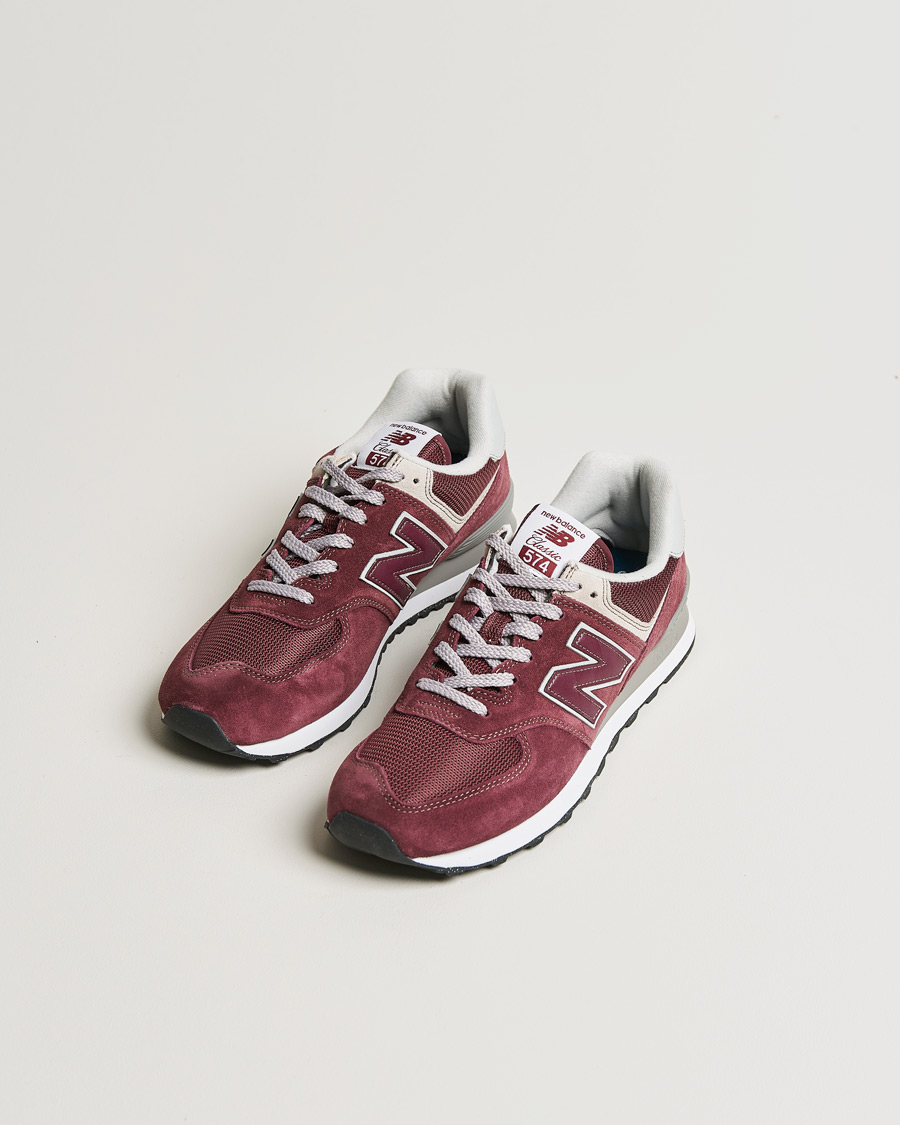 Men | Suede shoes | New Balance | 574 Sneakers Burgundy