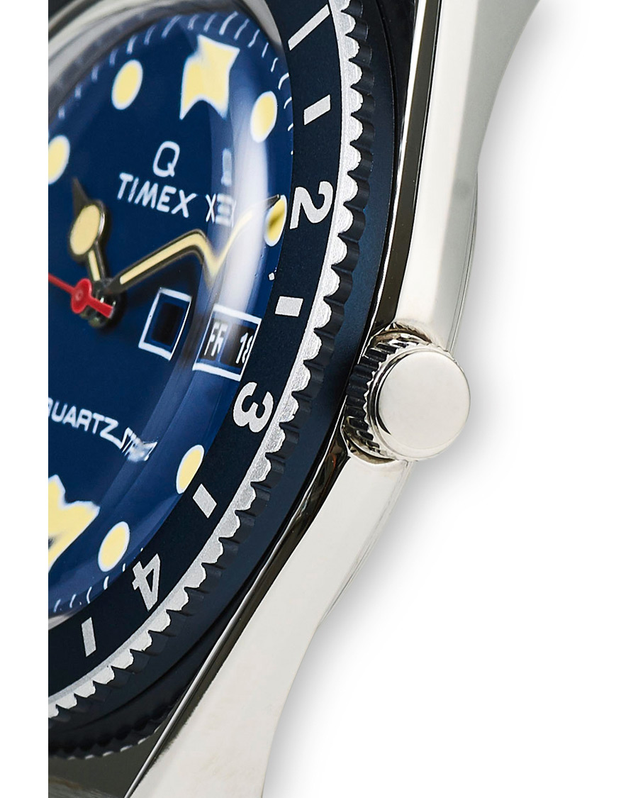 Men | Timex Q Reissue 1979 Steel/Blue | Timex | Q Reissue 1979 Steel/Blue