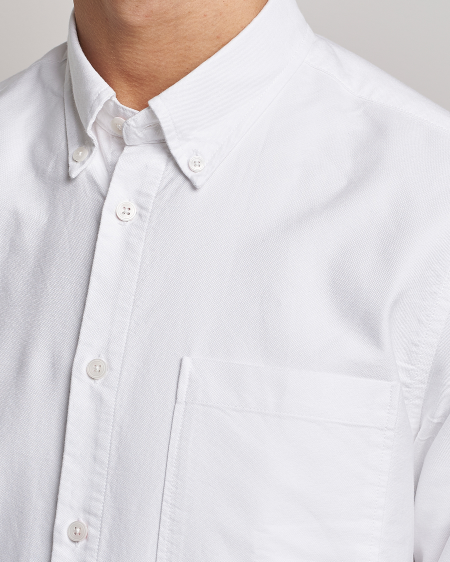 Men | Shirts | NN07 | Arne Button Down Oxford Shirt White