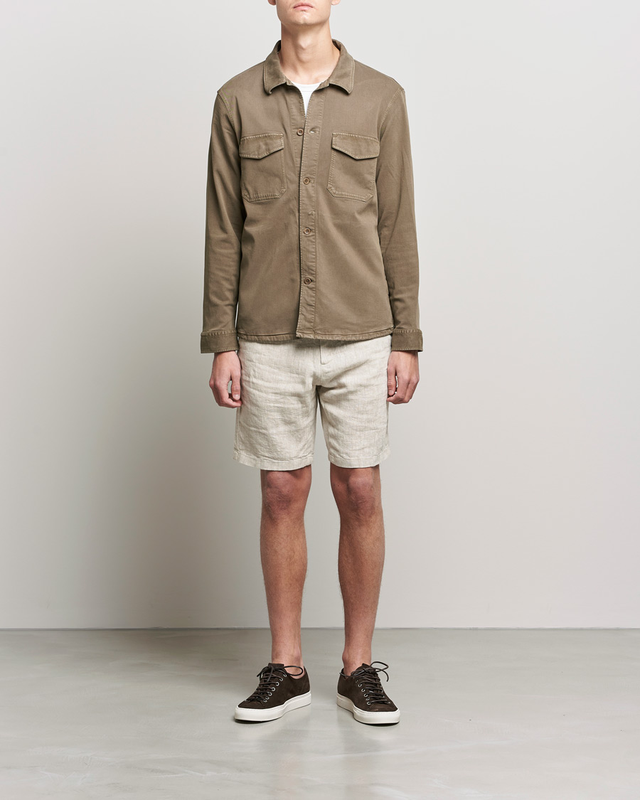 Men | Shirts | NN07 | Bernard Tencel Overshirt Clay