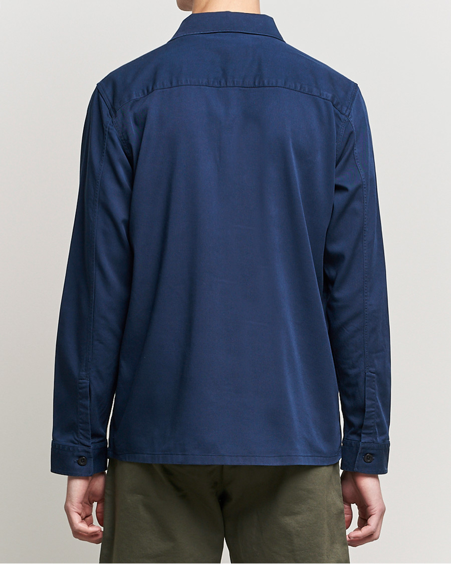 Men | Shirts | NN07 | Bernard Tencel Overshirt Navy