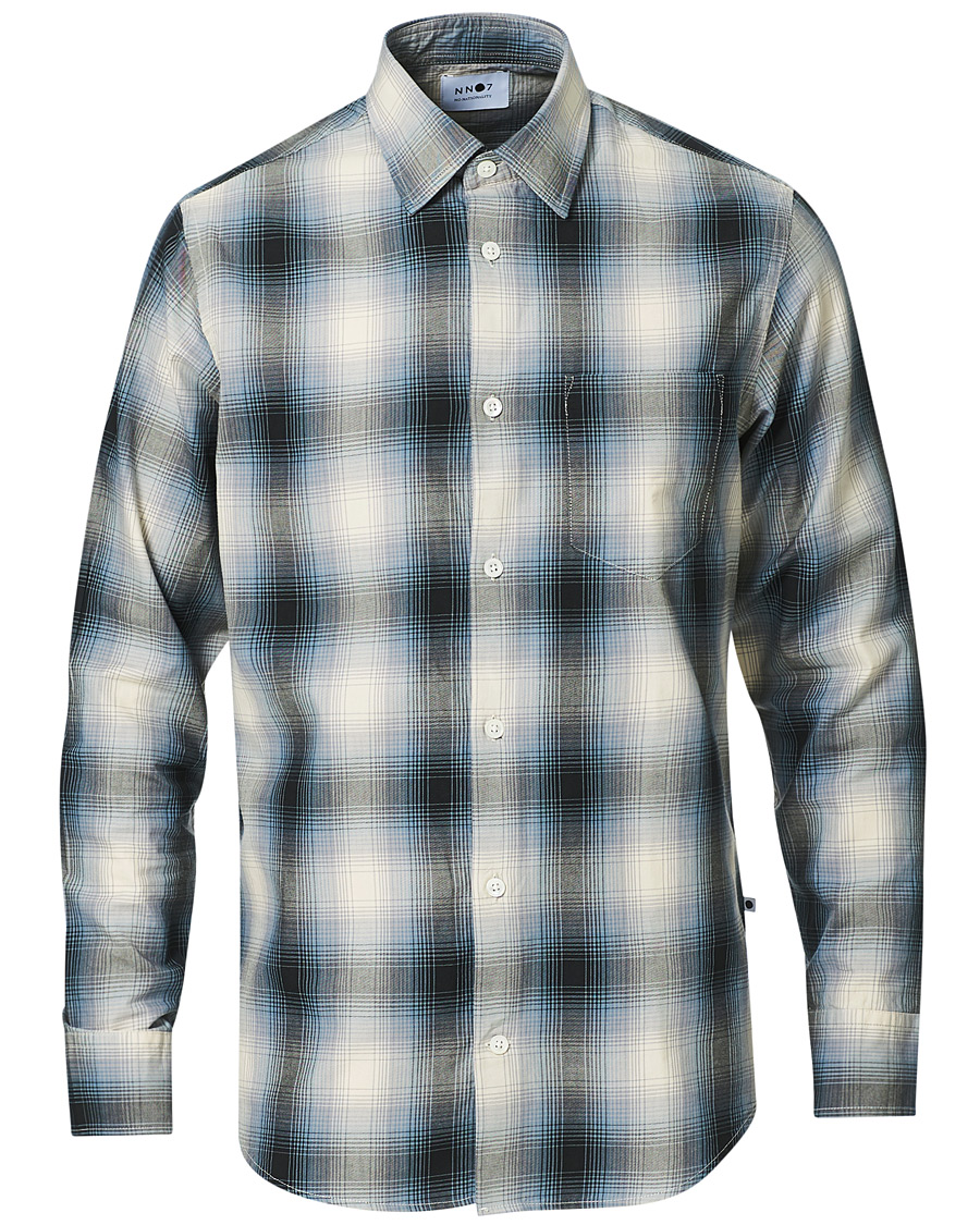 Men | Shirts | NN07 | Errico Checked Shirt Blue/White